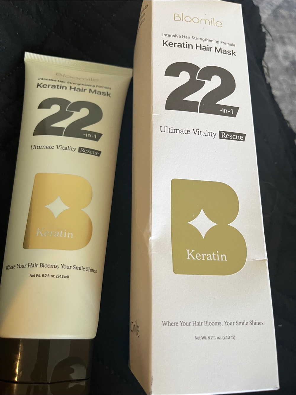 Bloomile 22-in-1 Keratin Hair Mask in 8.2 oz